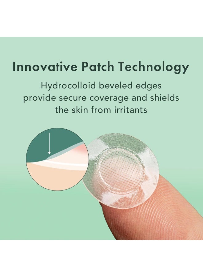 Rael Pimple Patches, Miracle Microcrystal Spot Cover - Korean Skincare, Acne Treatment Patch with Tea Tree Oil for Early Stage, Hydrocolloid, Vegan & Cruelty Free (9 Count) - Image 3